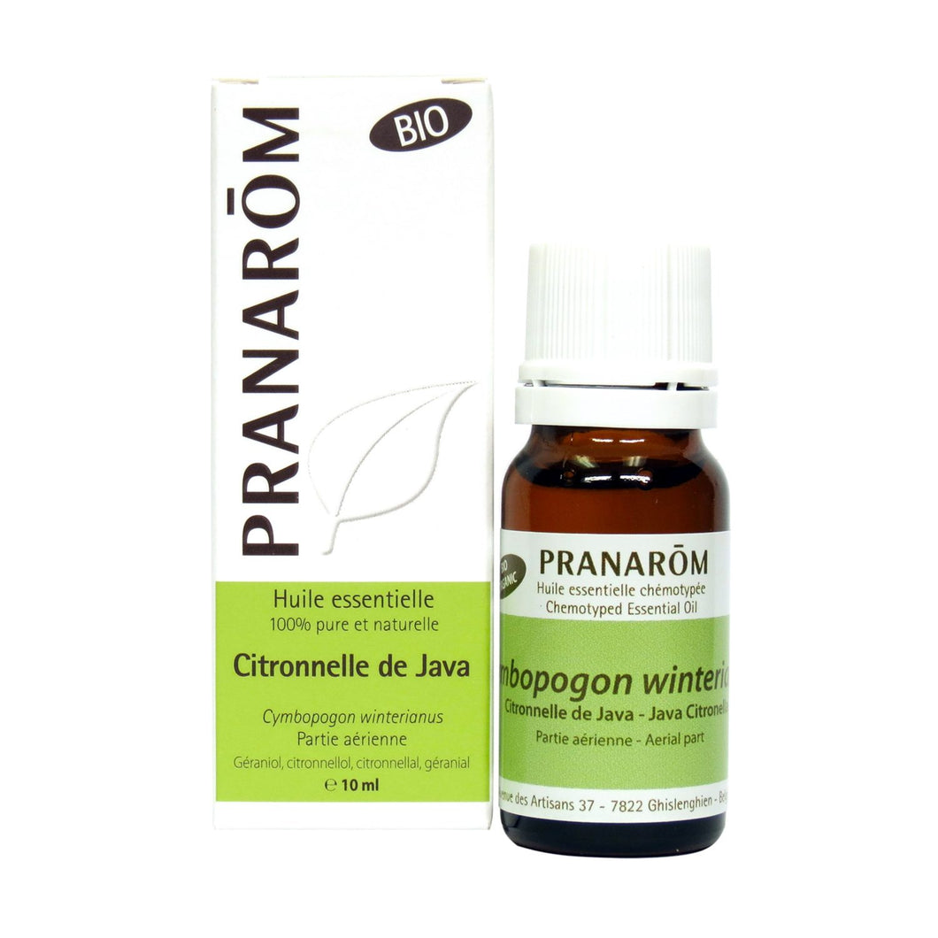 CITRONNELLE DE JAVA 10ML HUILE ESSENTIELLE PRANAROM BIO